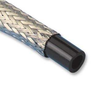 TE Connectivity Kabelhylsa Flätad, Silver Skärmad Utbyggbar, Koppar 24 mm/m