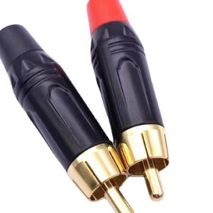 Netzo RCA "CLAMP" PLUG gold plated - 4 set